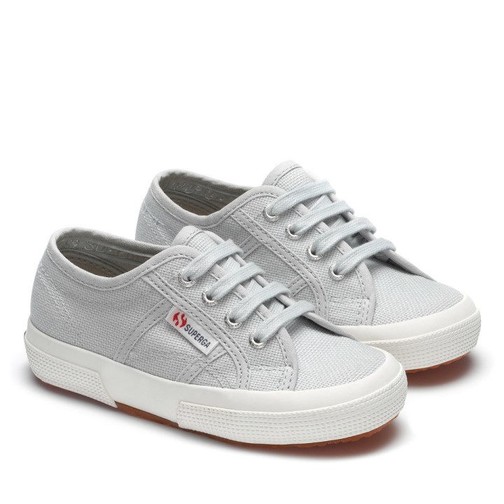 Superga 2750 Jcot Classic Kids Siva Lilla-f Avorio