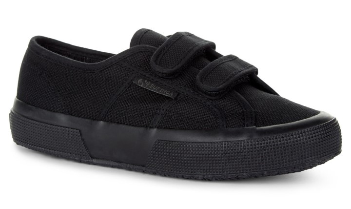 Superga 2750 Jstrap Classic Kids Total Black
