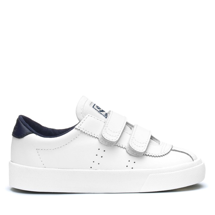 Superga 2843 Superga Sport Club S Kids Bijela - Tamnoplava