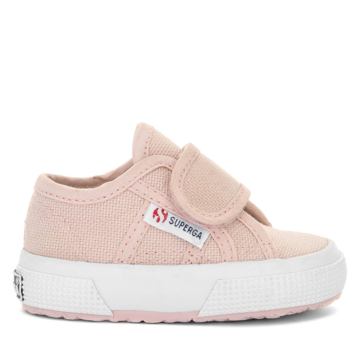 Superga 2750 Bstrap Baby Pink Skin-f Avorio