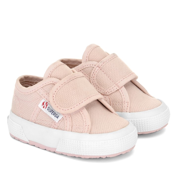 Superga 2750 Bstrap Baby Pink Skin-f Avorio