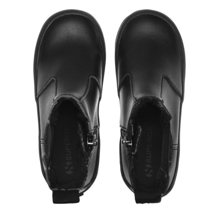 Superga 2666 Dječje Veganske čizme Totalno Crne