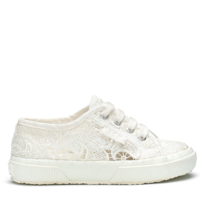 Superga 2750 Dječji Macrame Total White Avorio