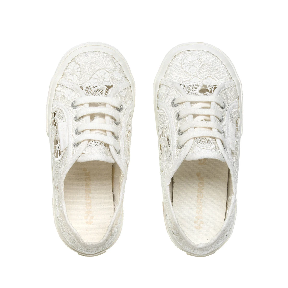Superga 2750 Dječji Macrame Total White Avorio