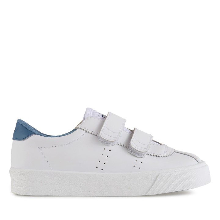 Superga 2843 Superga Sportski Klub S Kids Bijelo-plava Lt Kobalt