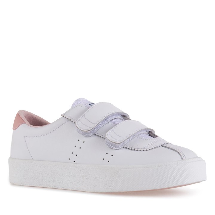 Superga 2843 Superga Sportski Klub S Kids Bijelo-ružičasti Dim