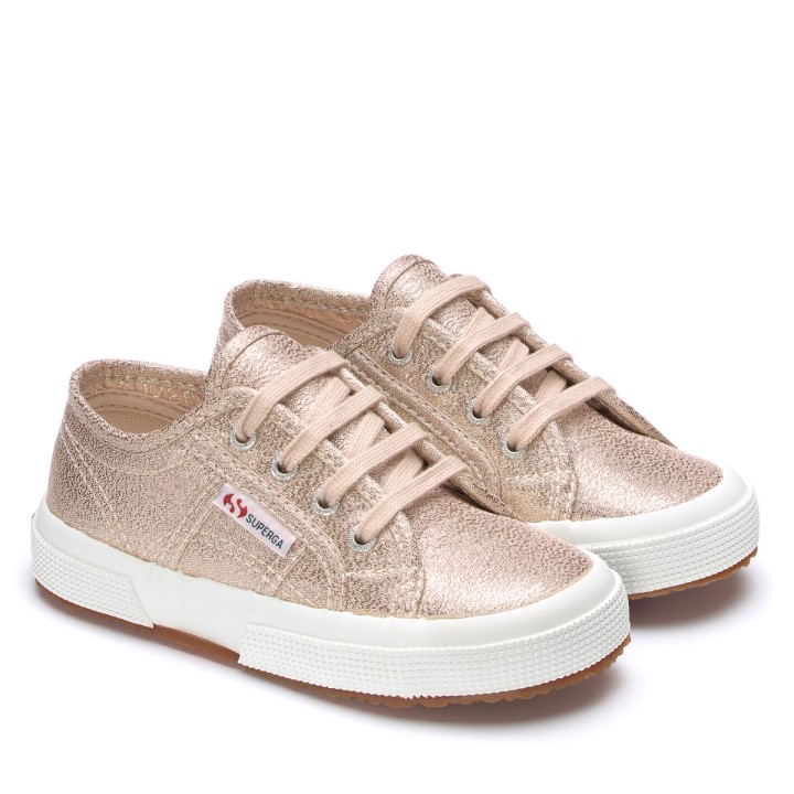 Superga 2750 Lamew Kids Platinasta Ruža