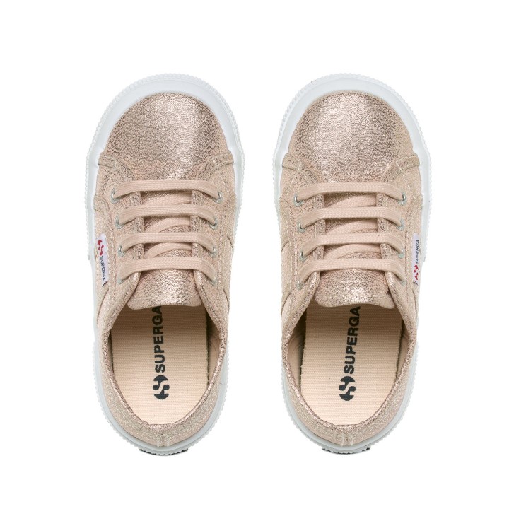 Superga 2750 Lamew Kids Platinasta Ruža