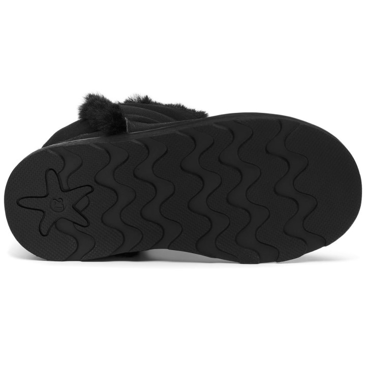 Superga 4033 Dječja Umjetna Antilop Totalna Crna