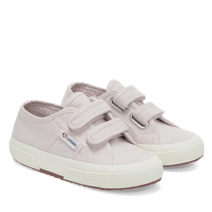 Superga 2750 Jstrap Classic Kids Roza Ish-f Avorio