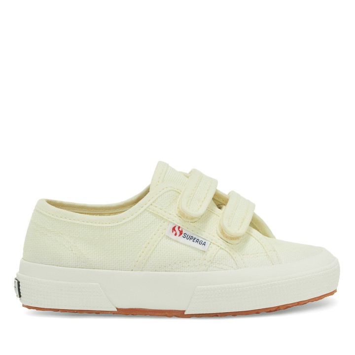 Superga 2750 Jstrap Classic Kids Zelena Lt-f Avorio