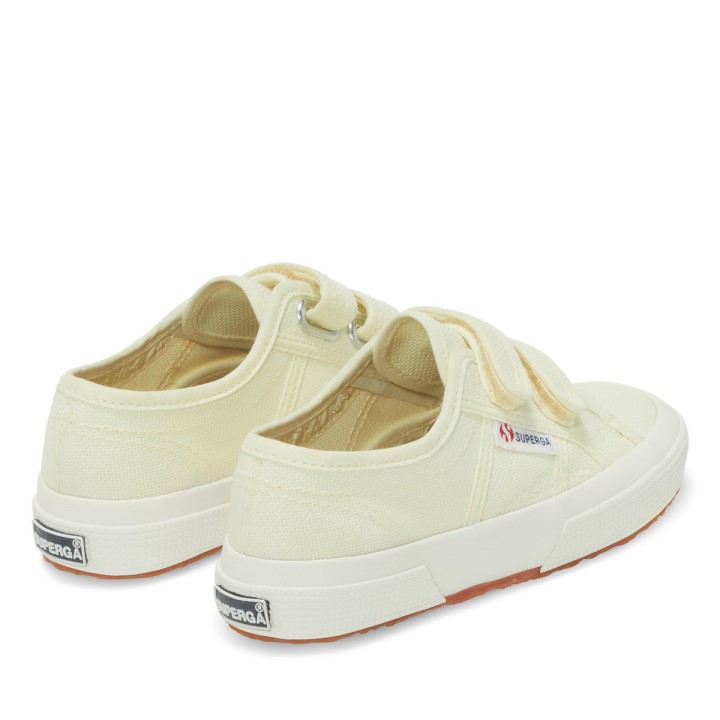 Superga 2750 Jstrap Classic Kids Zelena Lt-f Avorio