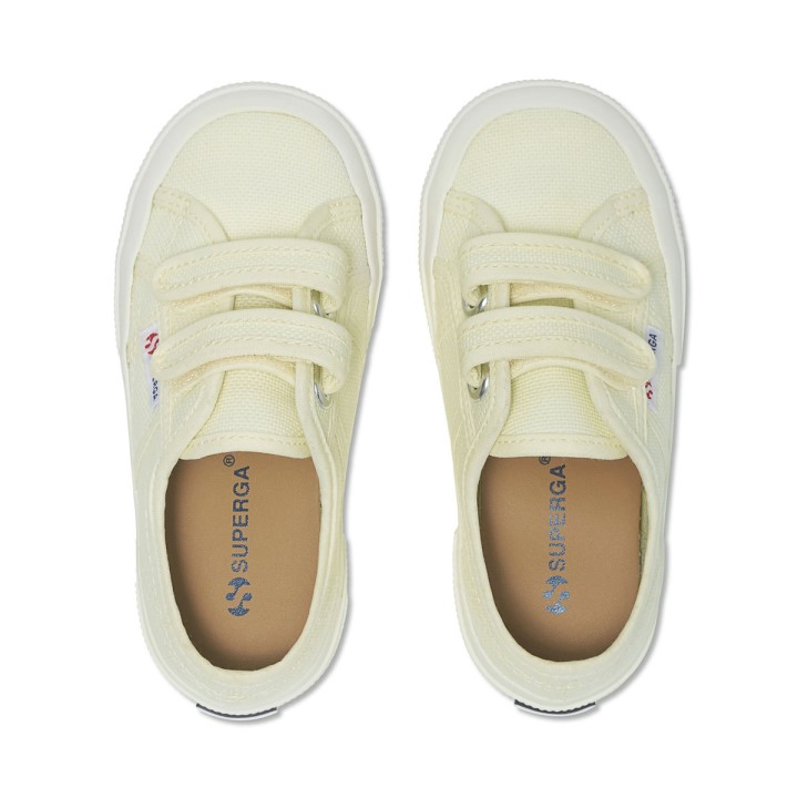 Superga 2750 Jstrap Classic Kids Zelena Lt-f Avorio